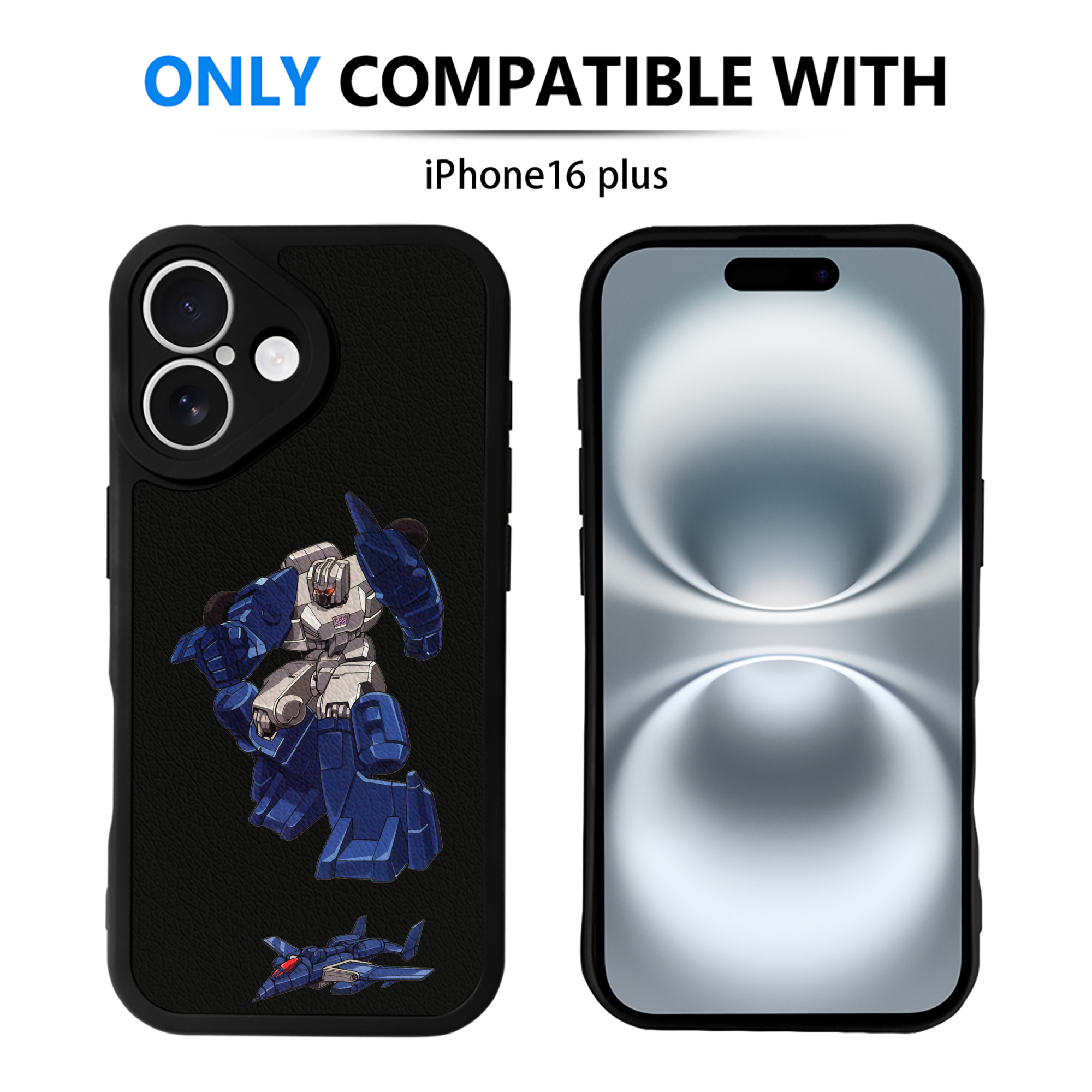 （画像用）  【iPhone 16シリーズ対応】シリコンスマホケース（レザー調） 材質：シリコン